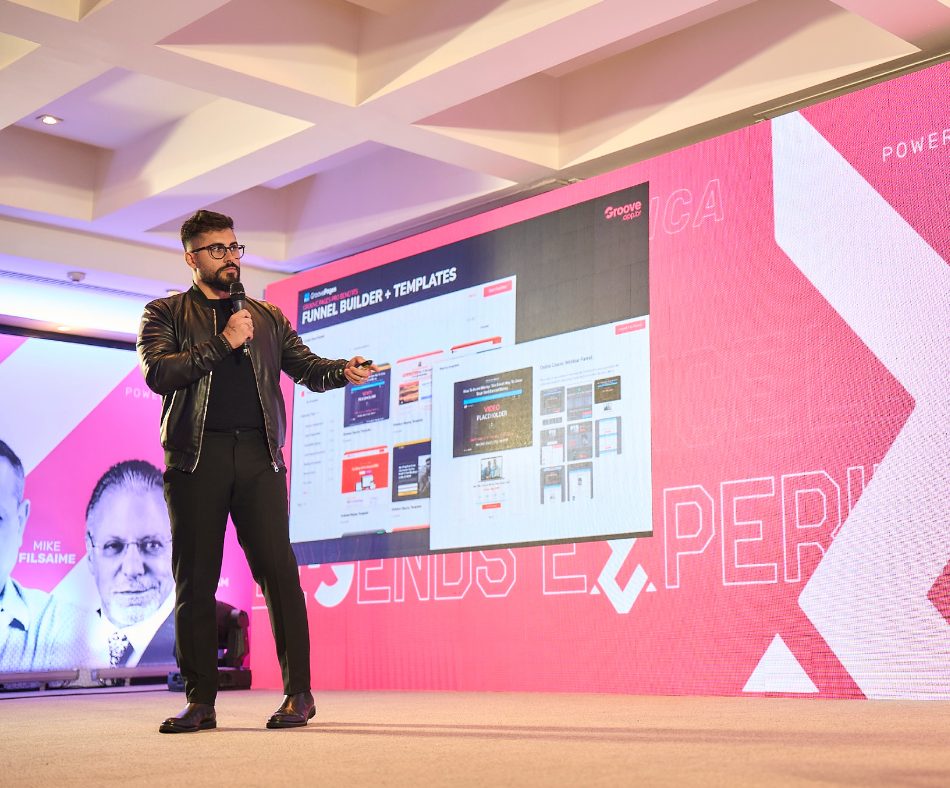 Rodrigo Teixeira on stage